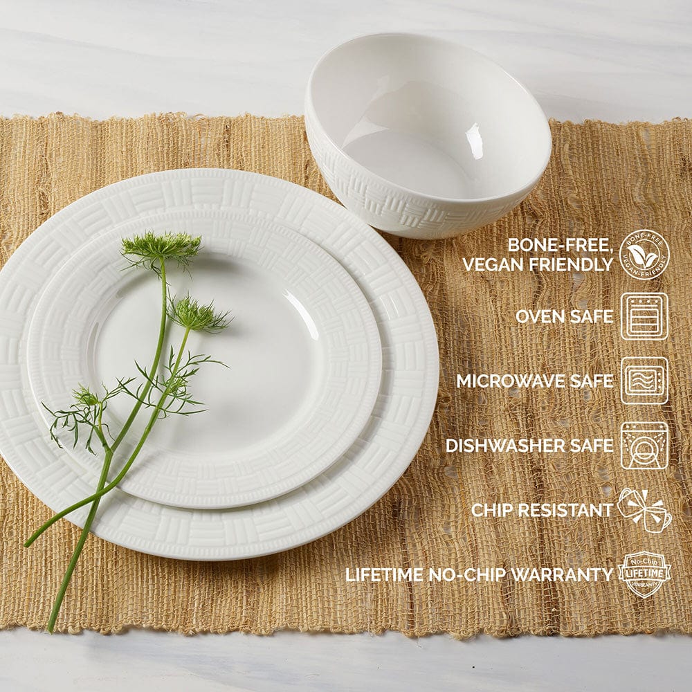 Ashlyn Vegan Bone™ 12 Piece Dinnerware Set, Service for 4 - Image 2