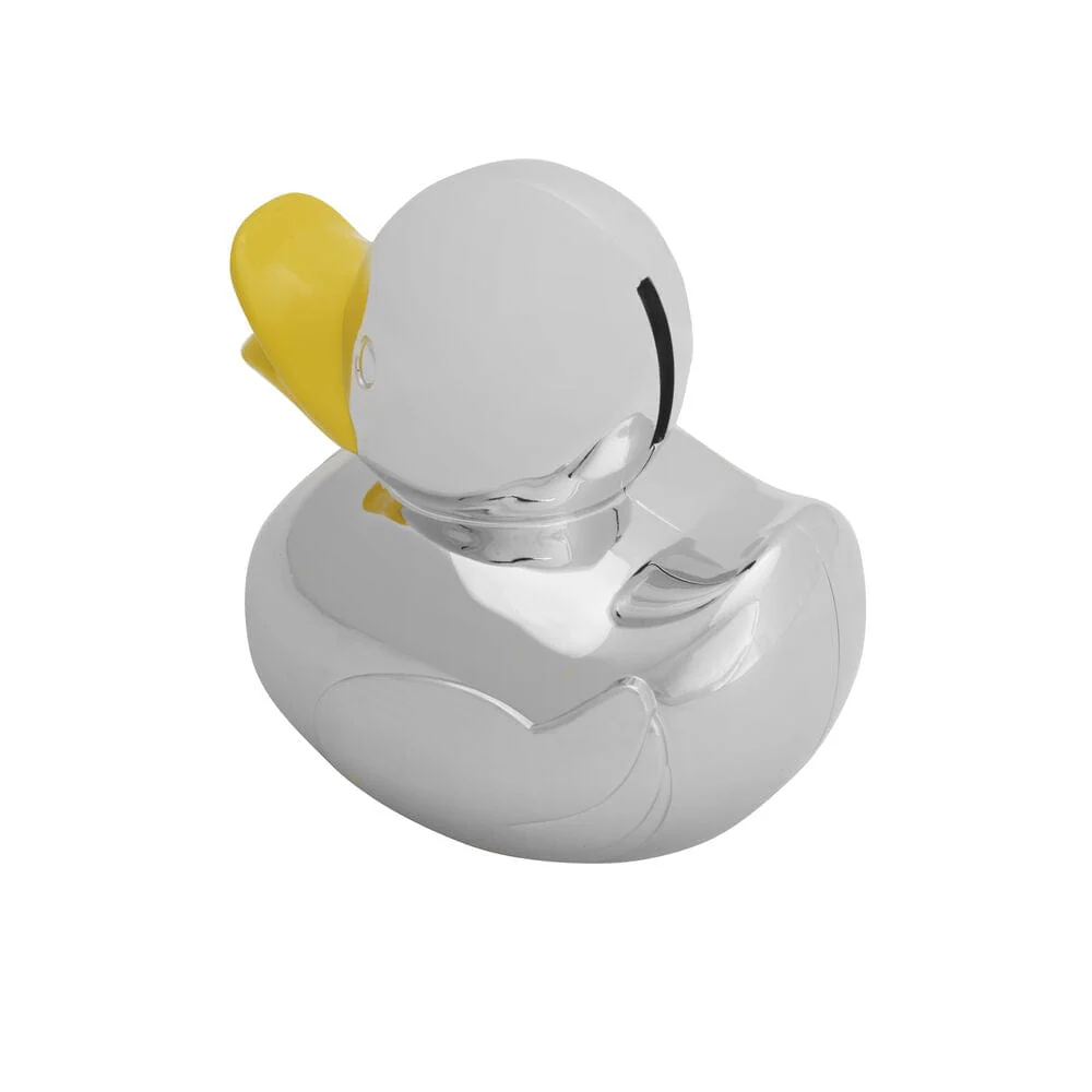 Baby Duck Silverplate Coin Bank - Image 3