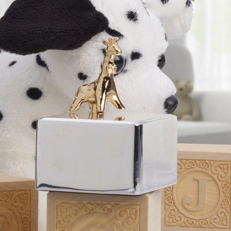 Baby Giraffe Nickelplate Music Box - Image 2