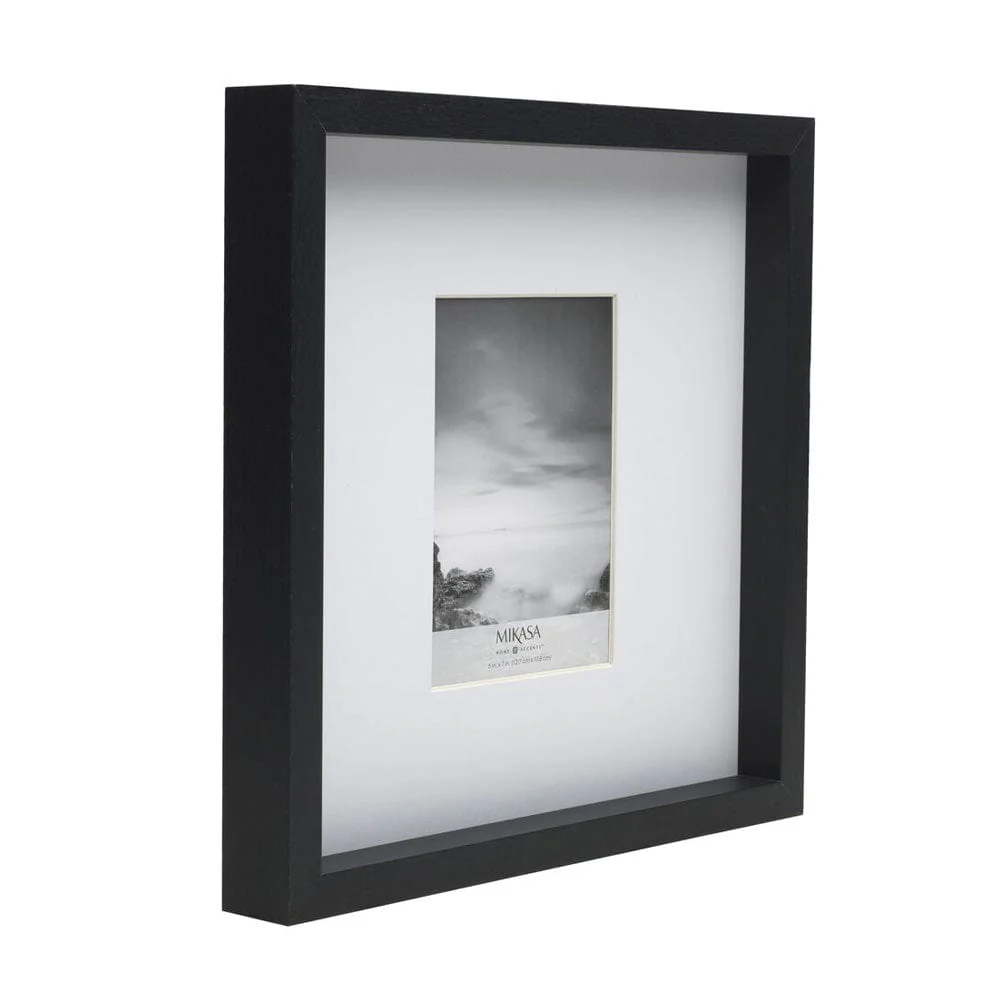 Black 16 x 16 Gallery Frame, Matted to 5 x 7 - Image 6
