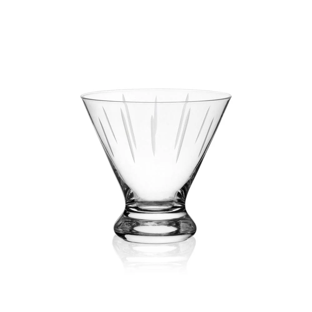 Cheers® Set of 4 Stemless Martini Glasses - Image 7