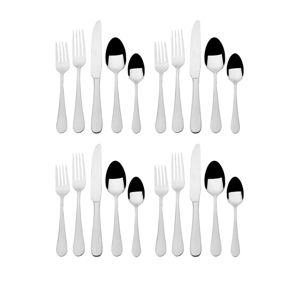 Continental Classic 20 Piece Flatware Set, Service for 4 - Image 8