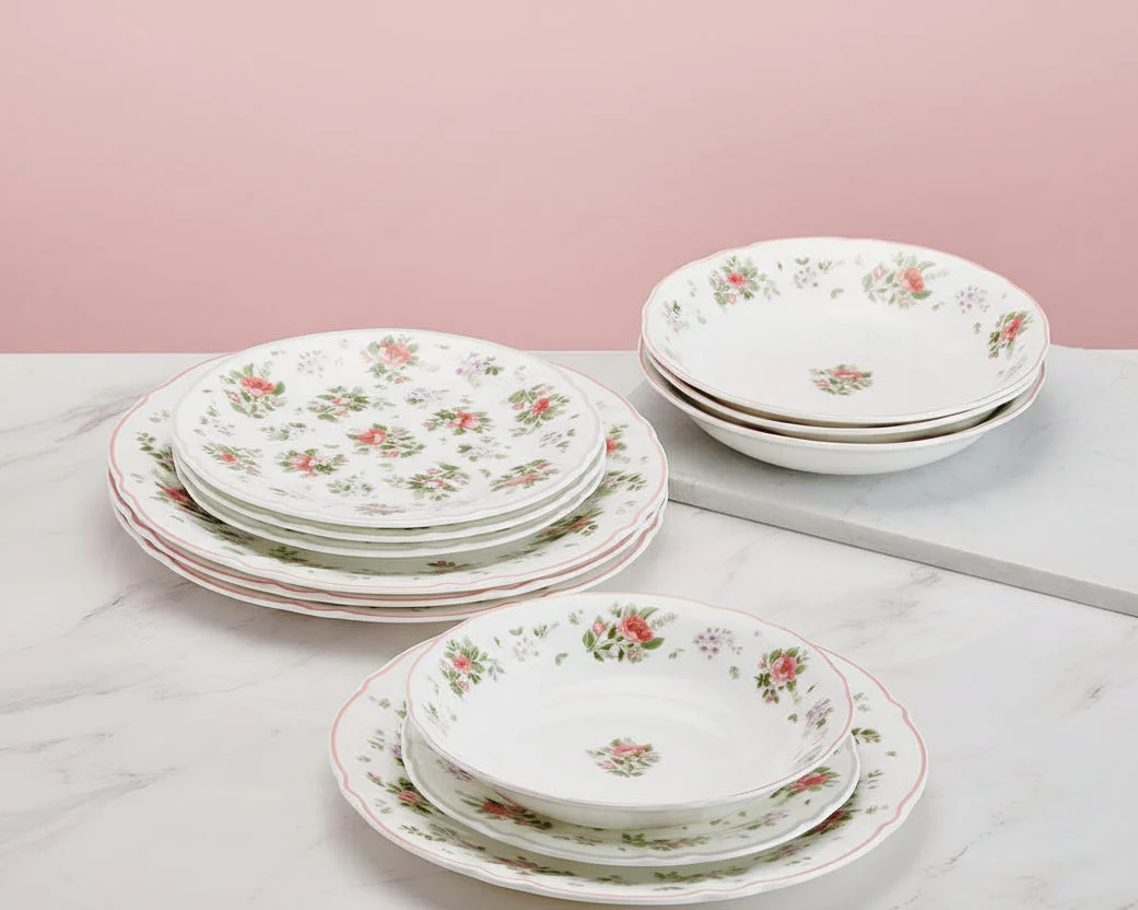 Darling 12 Piece Dinnerware Set Service for 4 - Image 2