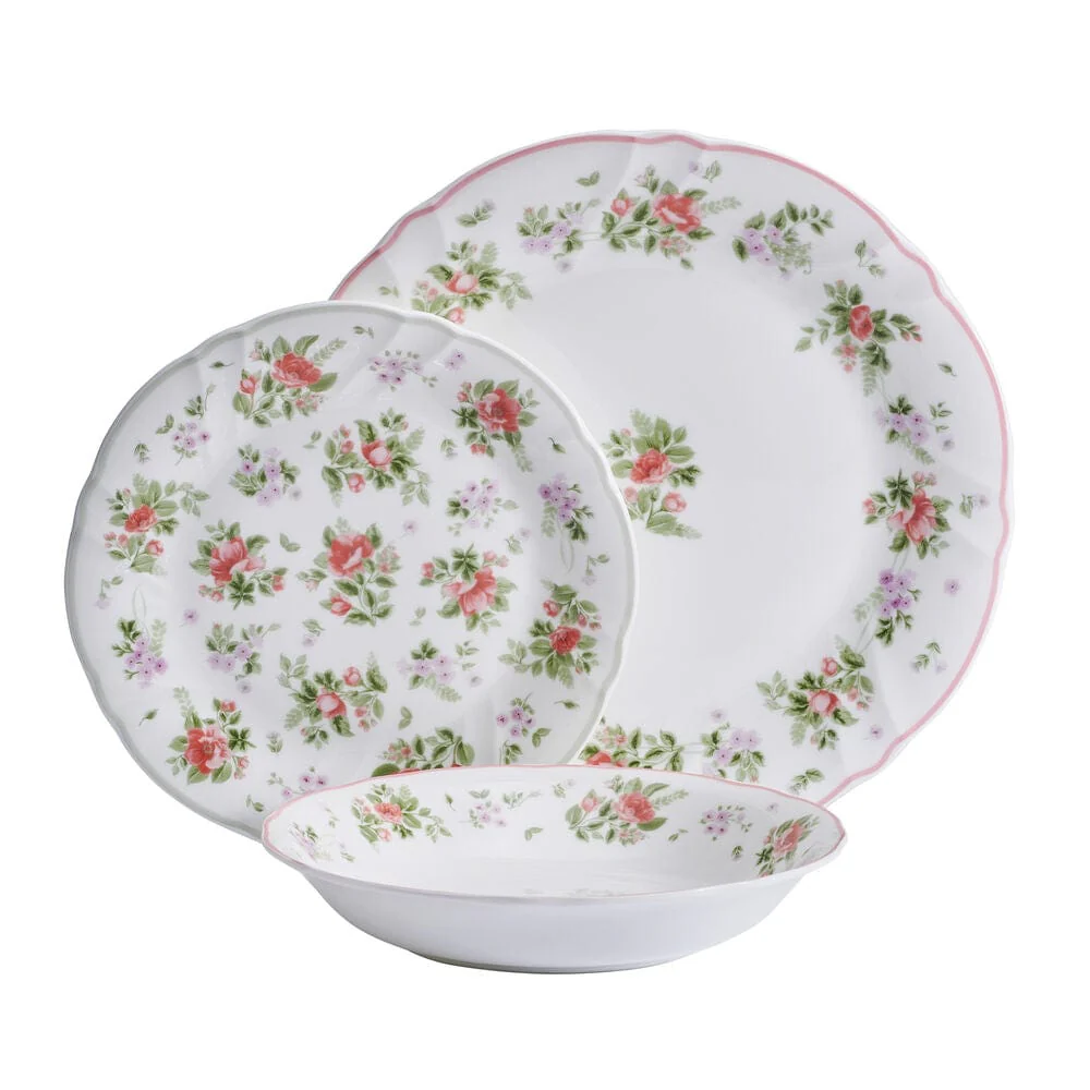 Darling 12 Piece Dinnerware Set Service for 4 - Image 4