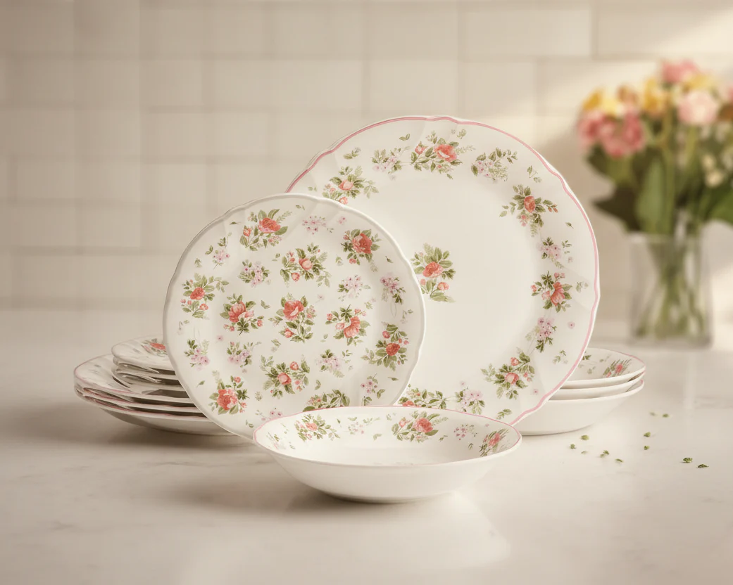 Darling 12 Piece Dinnerware Set Service for 4 - Image 6