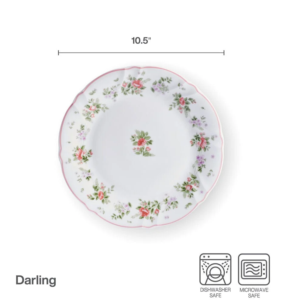 Darling Set of 4 Dinner Plates - Image 4