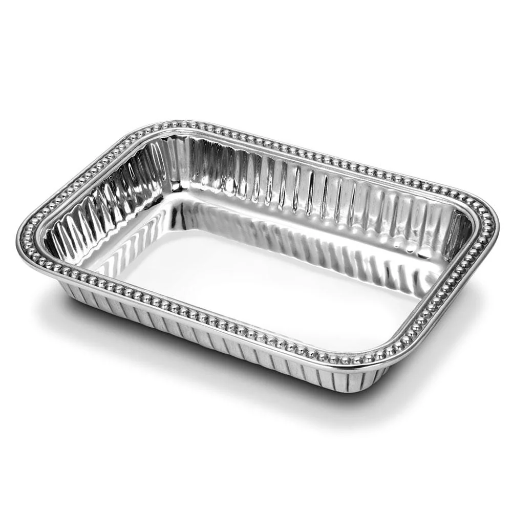 Flutes and Pearls Rectangular Baker