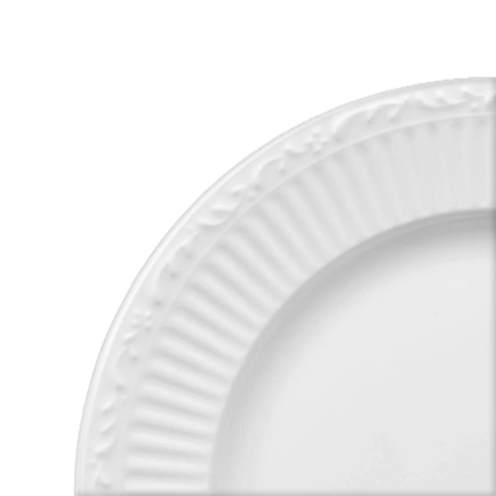 Countryside White Bone China Salad Plate - Image 3