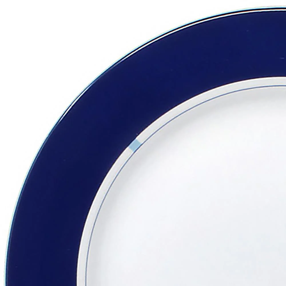 Jet Set Blue Accent Dinner Plate - Image 2