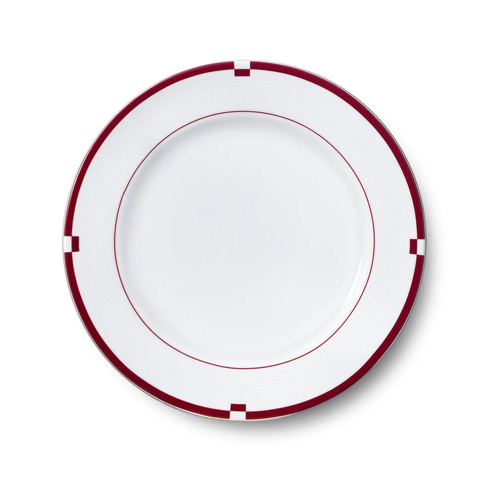 Jet Set Red Set of 4 Salad Plates - Image 3
