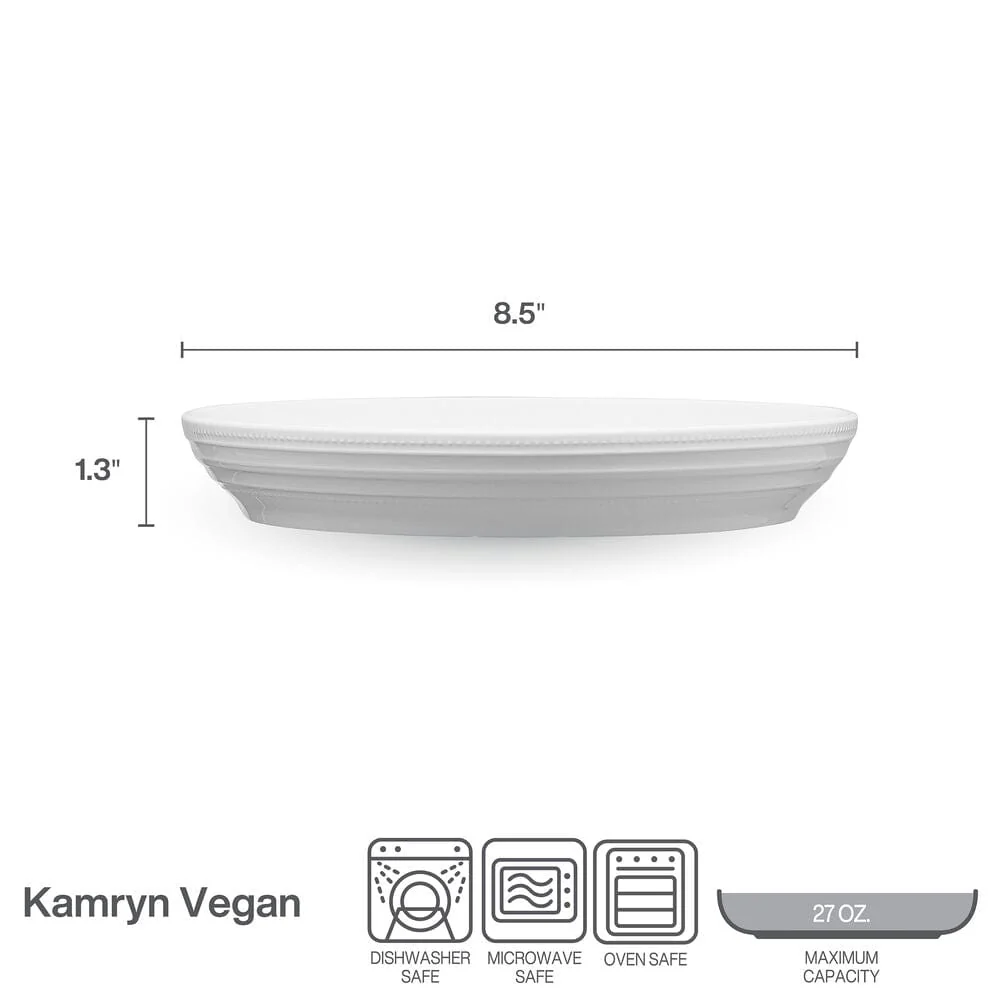 Kamryn Vegan Bone™ Set of 4 Pasta Bowls - Image 4