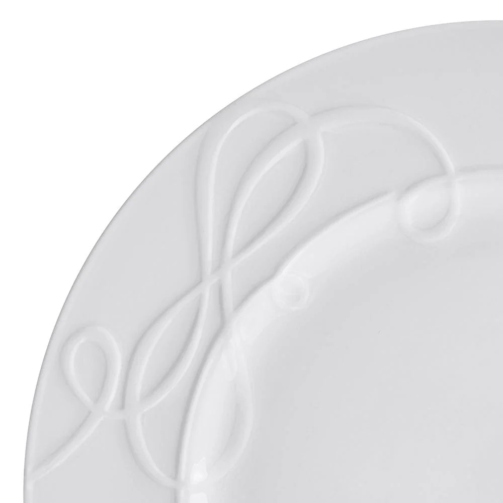 Love Story White 18 Piece Dinnerware Set, Service for 6 - Image 6