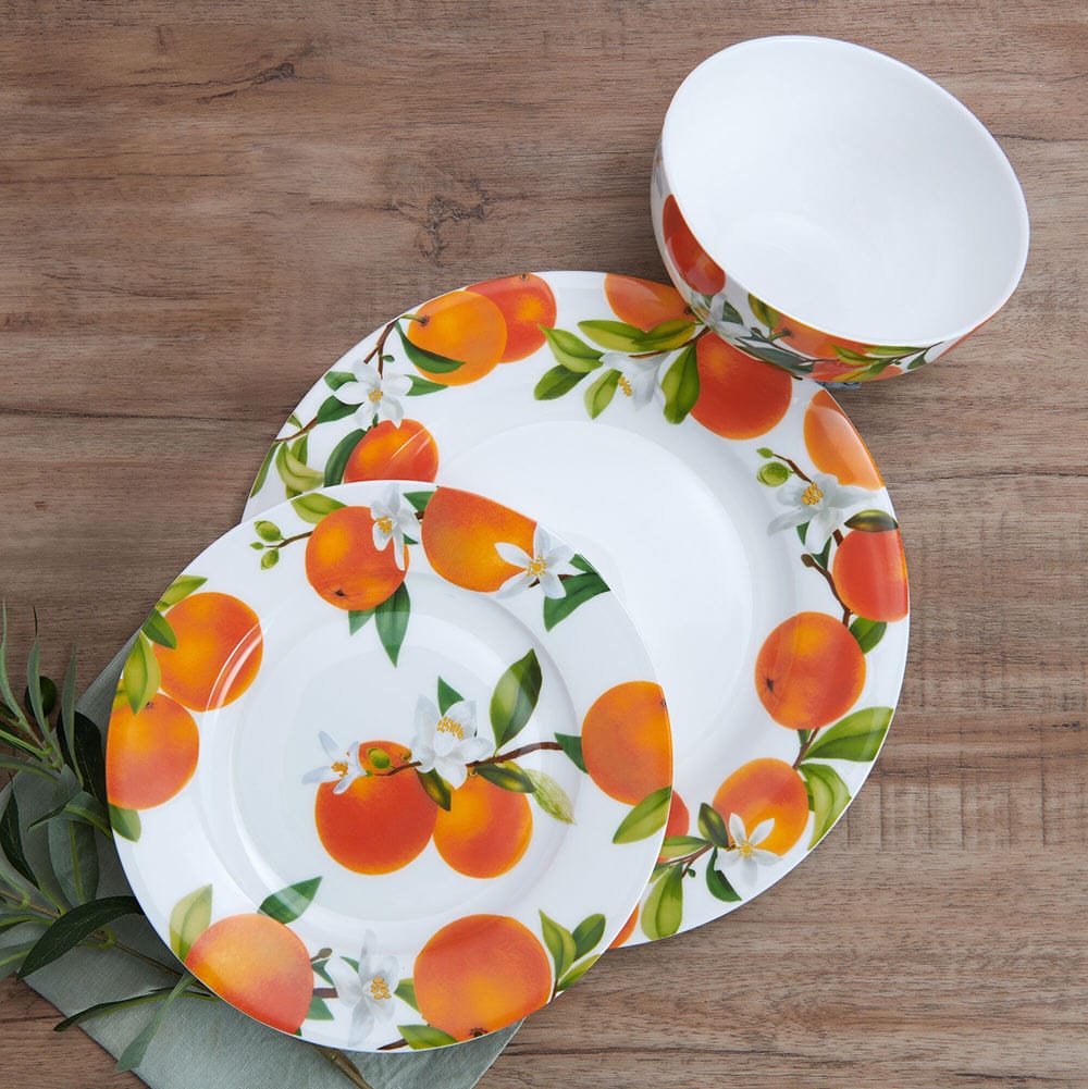Mandarin 12 Piece Dinnerware Set, Service for 4 - Image 3