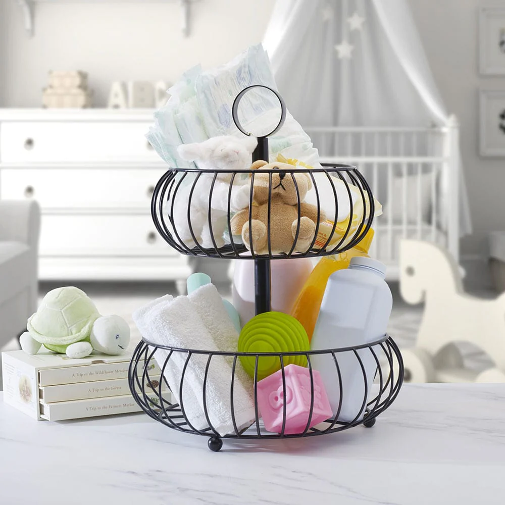 Monroe 2 Tier Fruit Storage Basket - Image 3