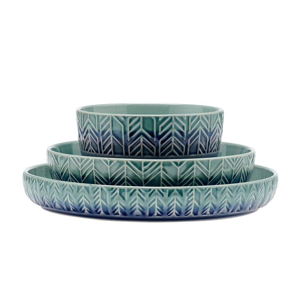 Osborne 9 Piece Dinnerware Bowl Set, Service for 3 - Image 8