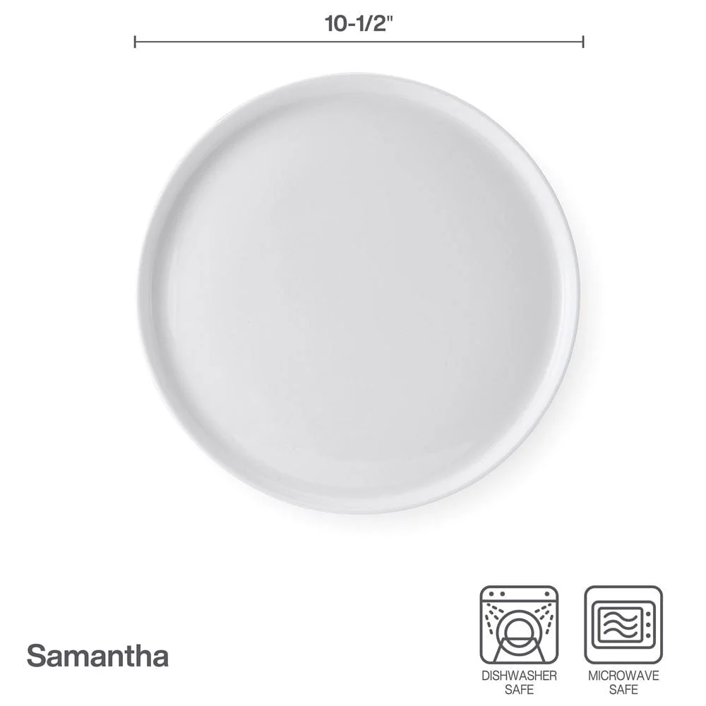 Samantha Set of 4 Dinner Plates - Image 6