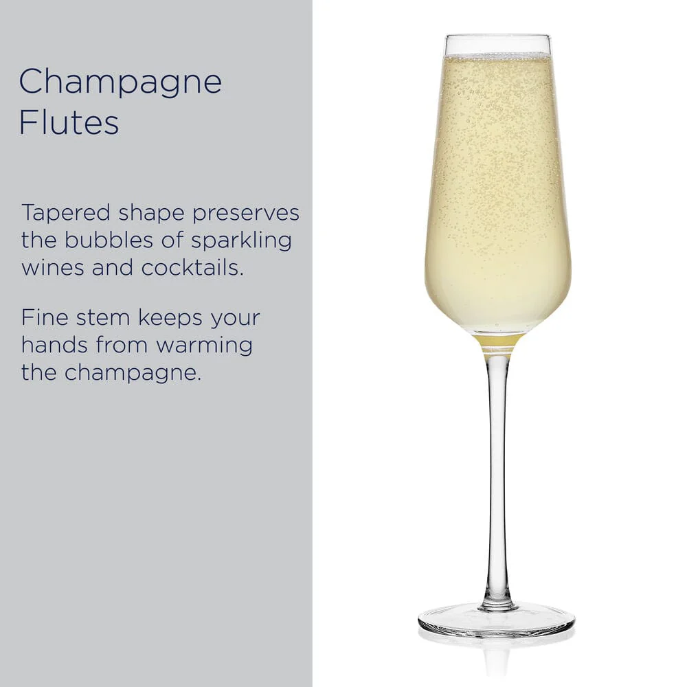 Samantha Set of 4 Flute Glasses - Image 6